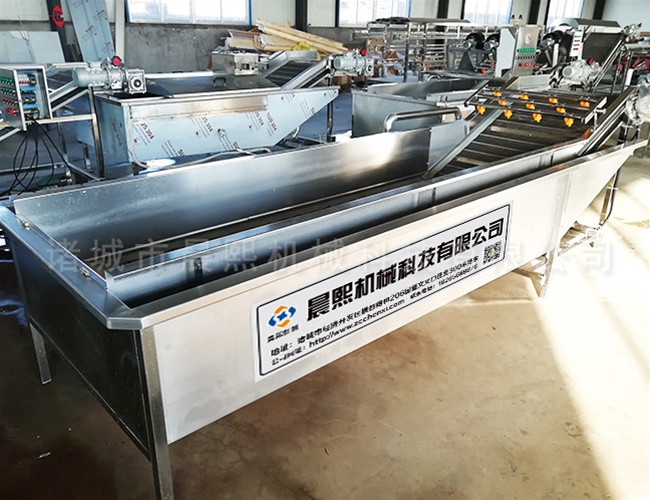 渦流凈菜加工流水線(xiàn) 好用的鮮切菜渦流蔬菜清洗機(jī)