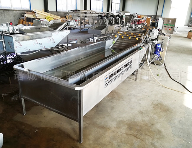 渦流凈菜加工設(shè)備 凈菜清洗流水線(xiàn)